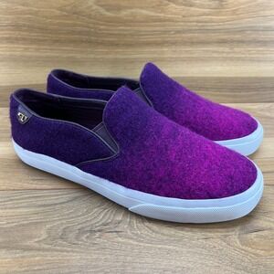 Tory Burch Stardust Womens Shoes Size 10.5 M Comfort Slip On Sneakers Purple